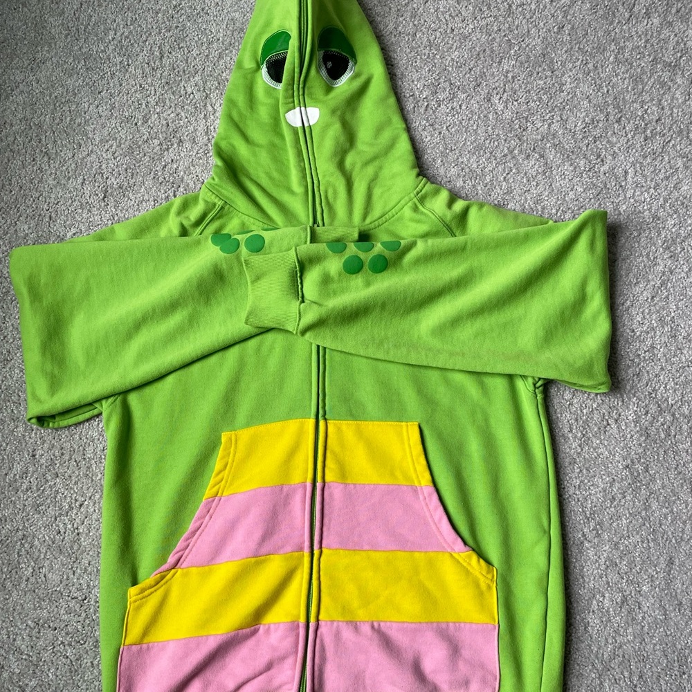 Rare Men’s Japanese Gachapin Hoody Sweatshirt Large